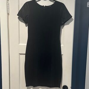 Theory Elegant Black Mini Dress